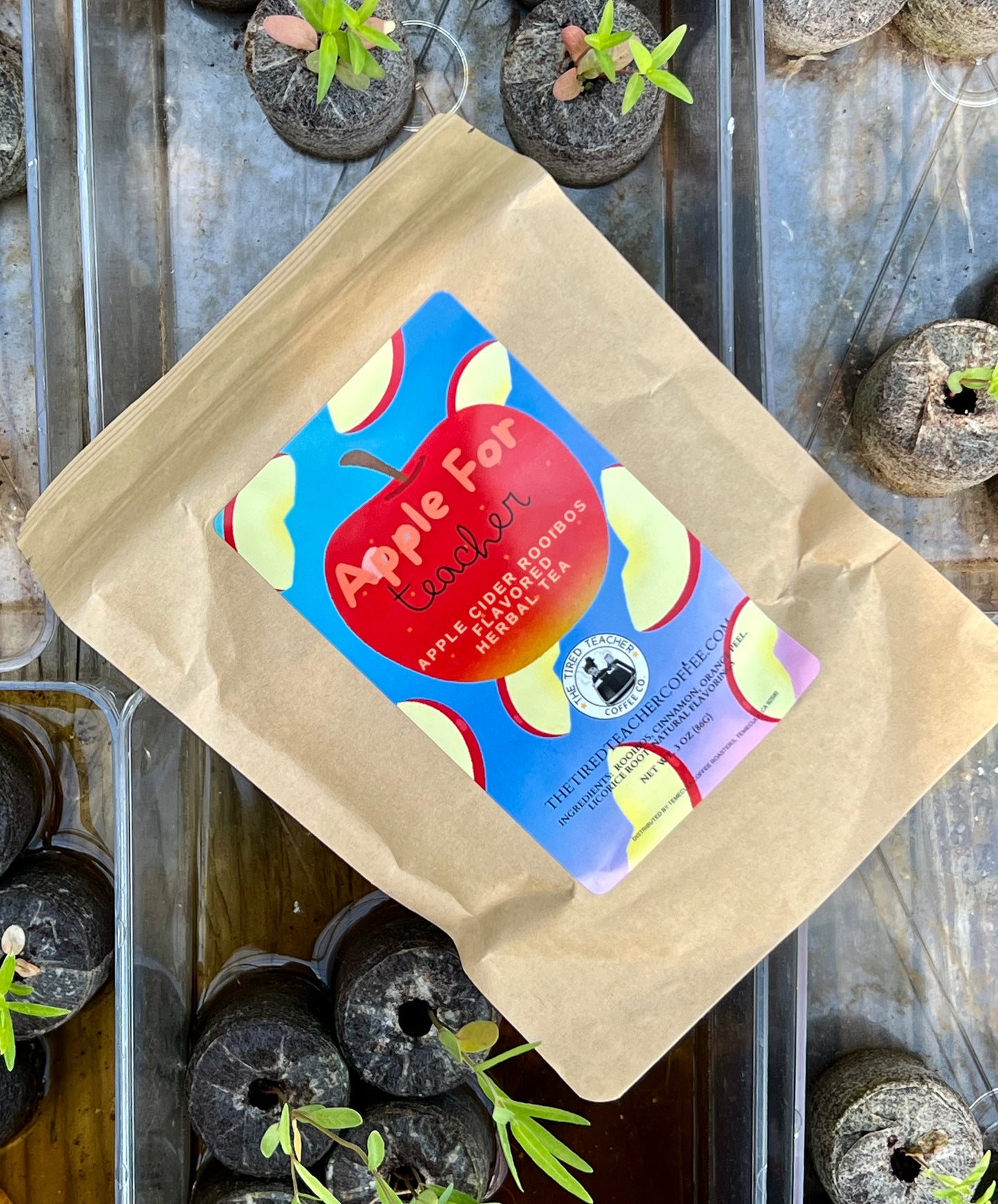 Apple for Teacher~Artisan Apple Cider Rooibos~ Caffeine Free Looseleaf Tea