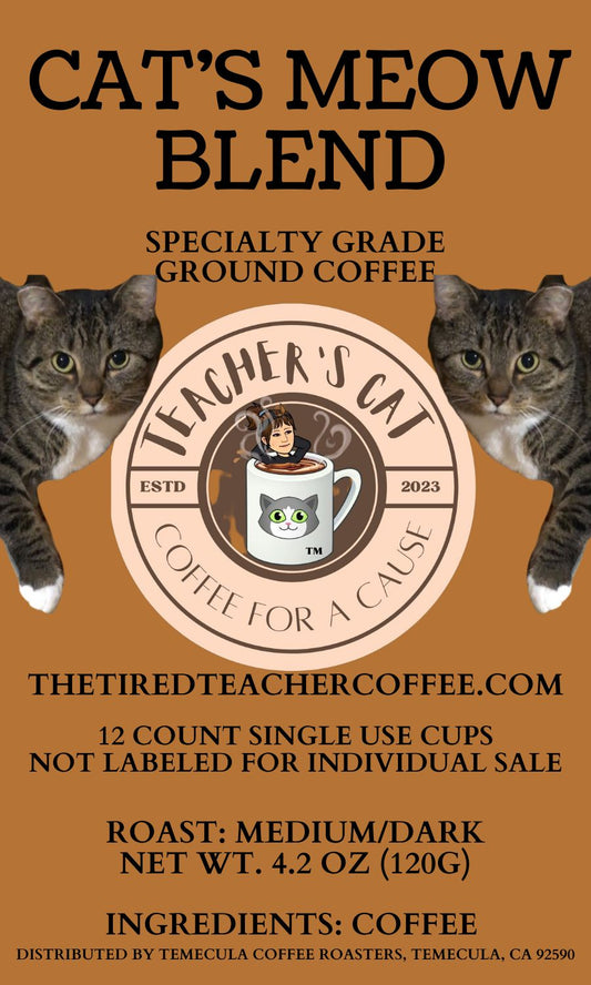 Cat's Meow~single use cups~Breakfast Blend