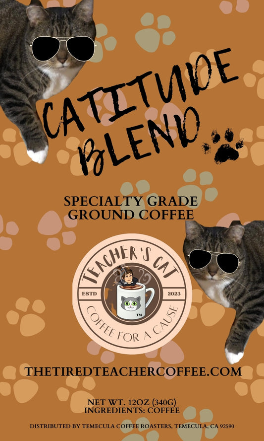 Catitude Light Blonde Blend~ Teacher's Cat Coffee for a Cause